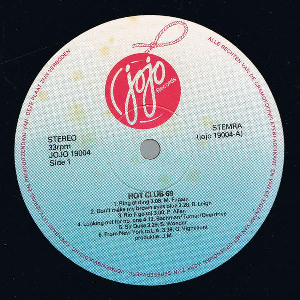 Hot Club 69, 1969 - 1979 - LP