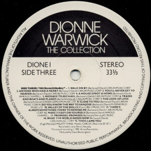 Dionne Warwick, The Collection - LP: imagen 7