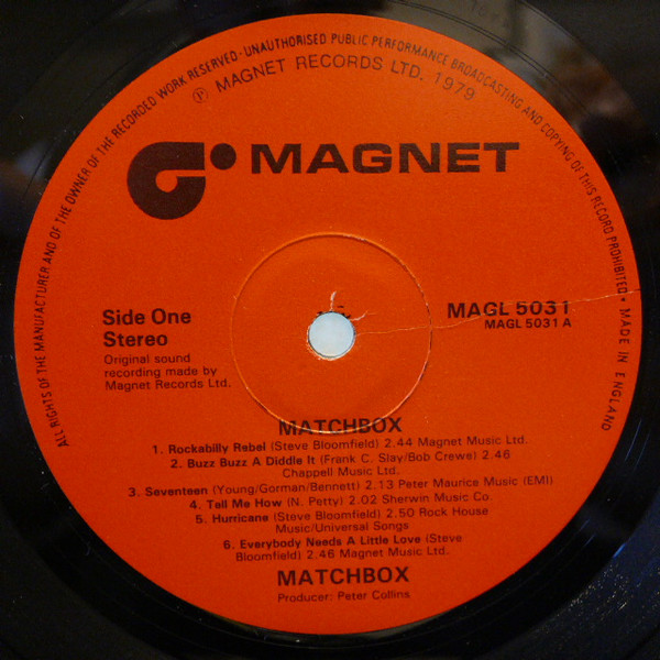 Matchbox, Matchbox - LP