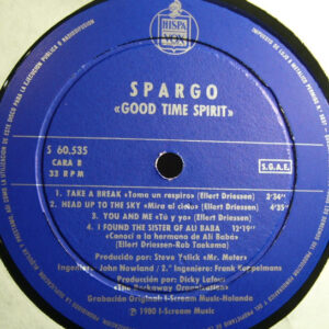 Spargo, Good Time Spirit - LP: imagen 4