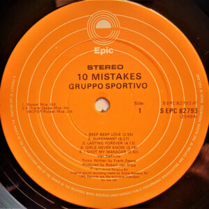 Gruppo Sportivo, 10 Mistakes - LP: imagen 5