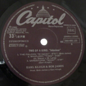 Earl Klugh, Bob James, Two Of A Kind = Idénticos - LP: imagen 3