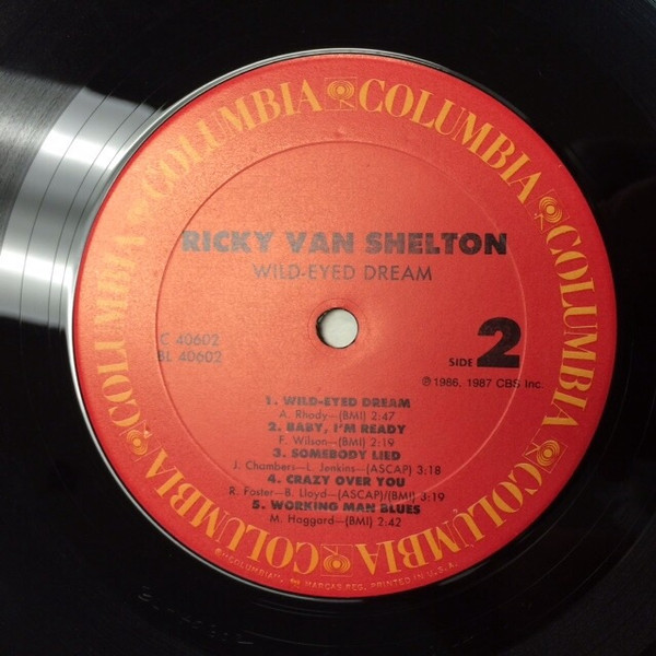Ricky Van Shelton, Wild-Eyed Dream - LP