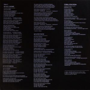 Gianna Nannini, Profumo - LP: imagen 8