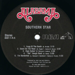 Alabama, Southern Star - LP: imagen 3