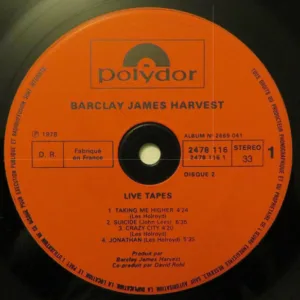 Barclay James Harvest, Live Tapes - LP: imagen 8
