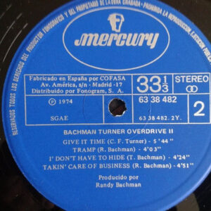 Bachman-Turner Overdrive, Bachman-Turner Overdrive II - LP: imagen 4