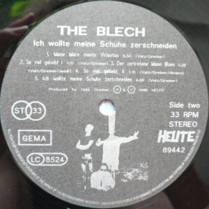 The Blech, Ich Wollte Meine Schuhe Zerschneiden - LP: imagen 4