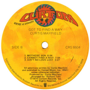 Curtis Mayfield, Got To Find A Way - LP: imagen 4
