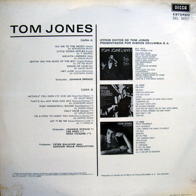 Tom Jones, This Is Tom Jones - LP