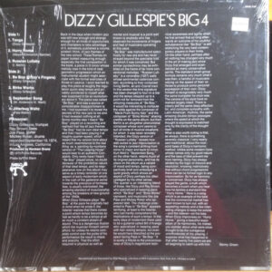 Dizzy Gillespie's Big 4, Dizzy Gillespie's Big 4 - LP: imagen 2