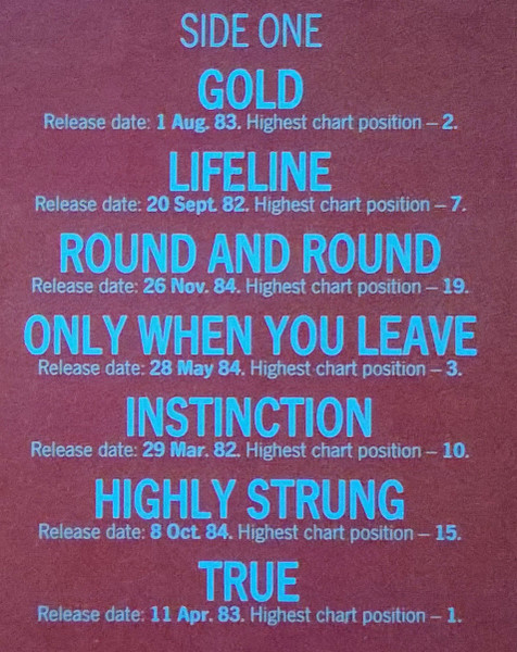 Spandau Ballet, The Singles Collection - LP