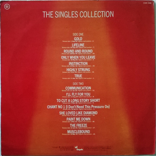 Spandau Ballet, The Singles Collection - LP