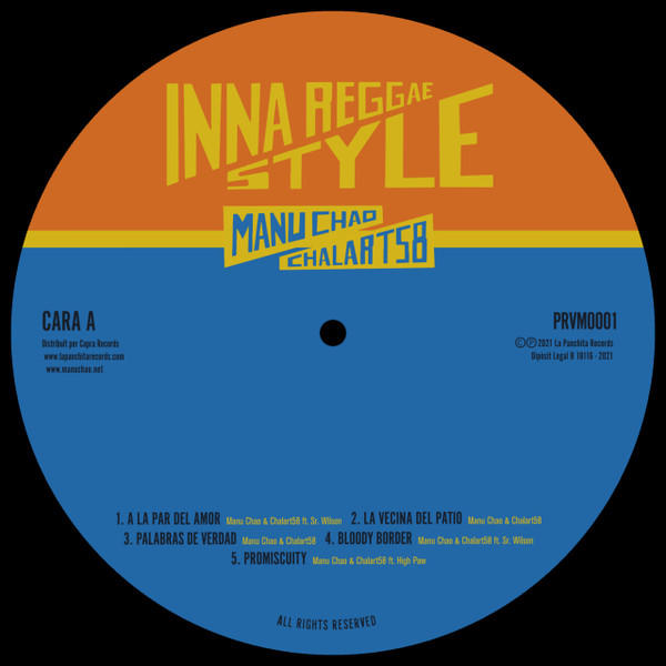 Manu Chao, Chalart58, Inna Reggae Style - LP