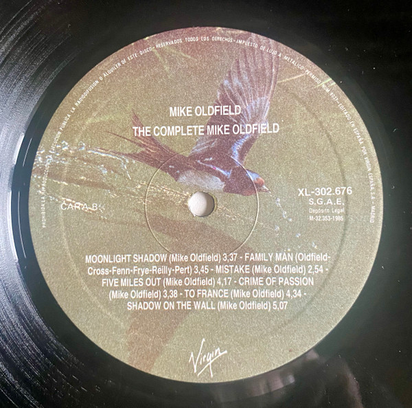 Mike Oldfield, The Complete - LP