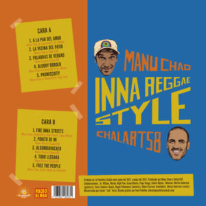 Manu Chao, Chalart58, Inna Reggae Style - LP: imagen 2