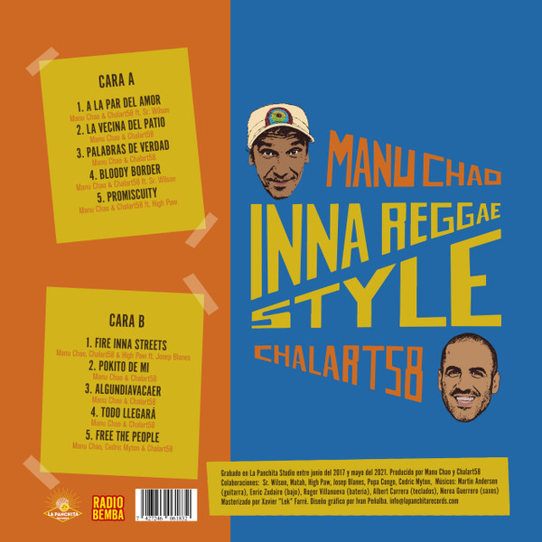 Manu Chao, Chalart58, Inna Reggae Style - LP