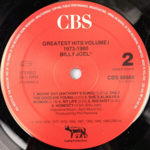 Billy Joel, Greatest Hits Volume I & Volume II - LP: imagen 6