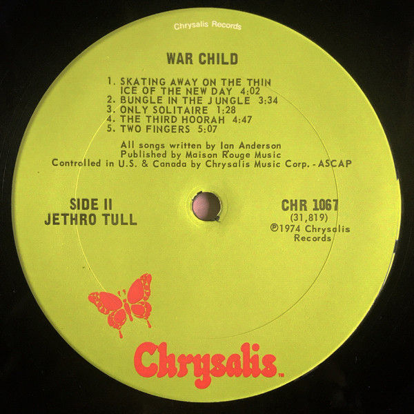 Jethro Tull, War Child - LP
