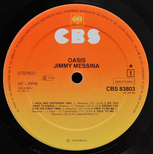 Jim Messina, Oasis - LP