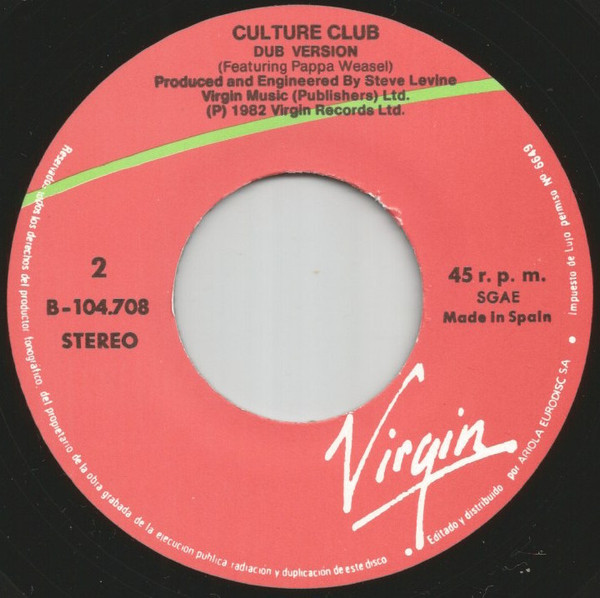 Culture Club, Do You Really Want To Hurt Me = ¿Quieres Hacerme Daño? - Singles