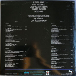 Various, Opera Stars In Concert - LP: imagen 4