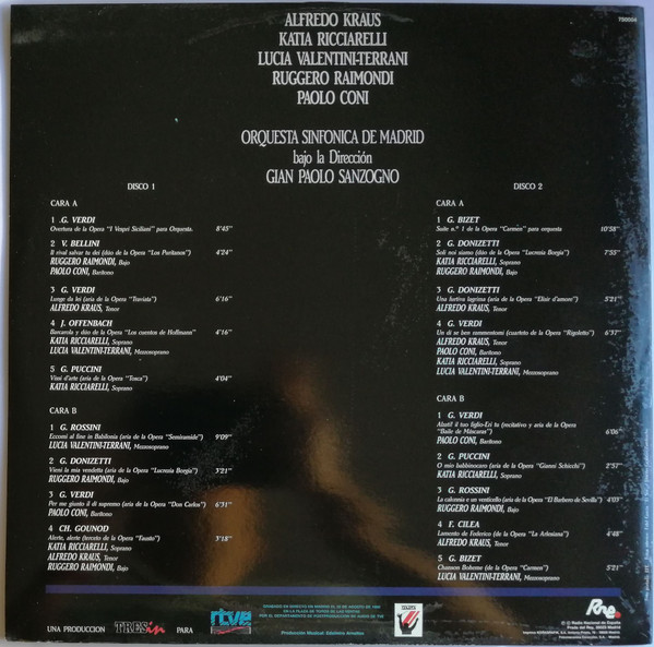 Various, Opera Stars In Concert - LP