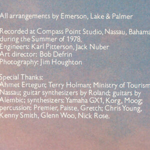 Emerson, Lake & Palmer, Love Beach - LP: imagen 7
