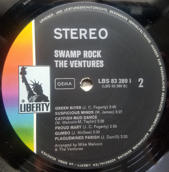 The Ventures, Swamp Rock - LP