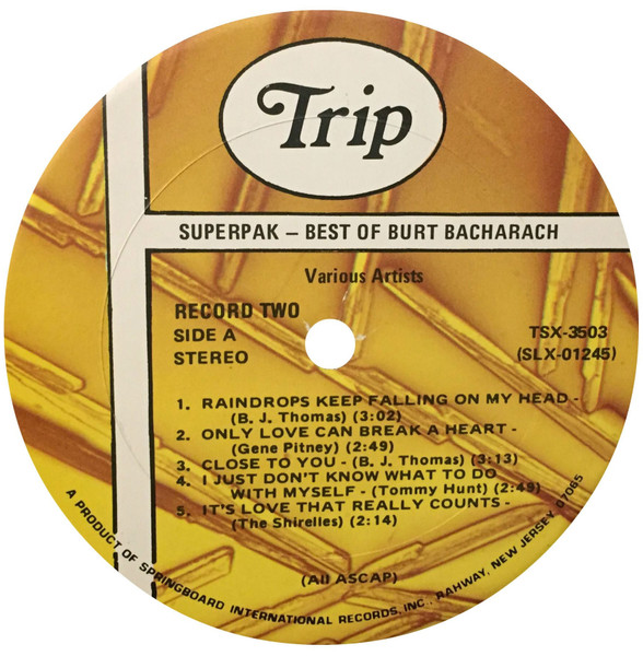 Various, Superpak - Best Of Burt Bacharach - LP