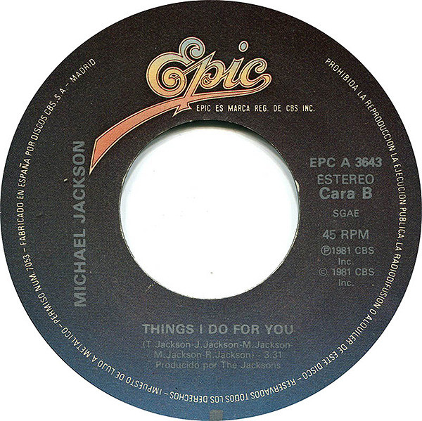 Michael Jackson, Thriller - Singles