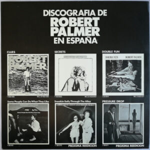 Robert Palmer, Clues - LP: imagen 5
