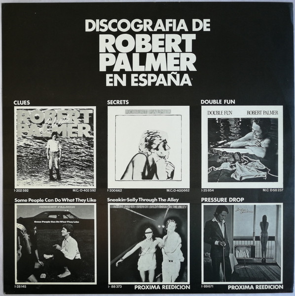 Robert Palmer, Clues - LP