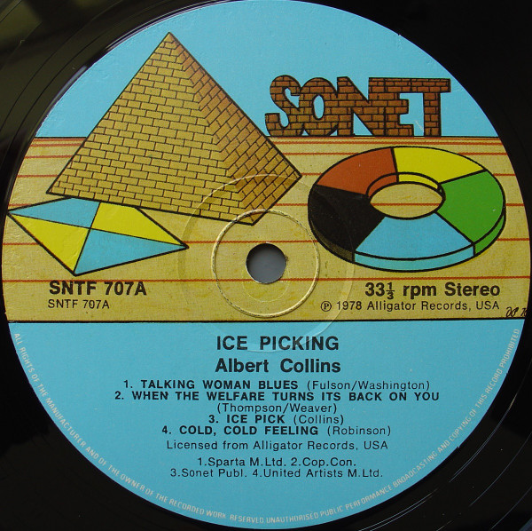 Albert Collins, Ice Pickin' - LP