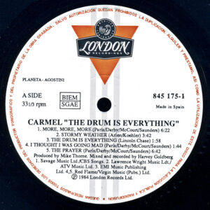 Carmel, The Drum Is Everything - LP: imagen 3