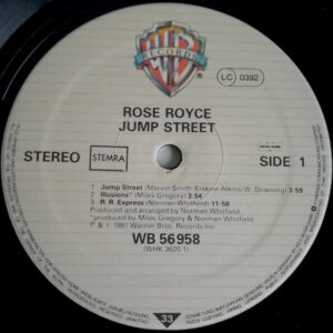 Rose Royce, Jump Street - LP: imagen 3