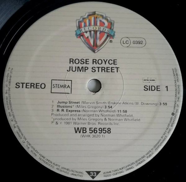 Rose Royce, Jump Street - LP