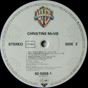 Christine McVie, Christine McVie - LP: imagen 6