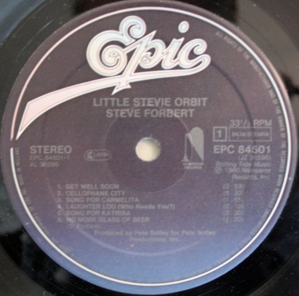 Steve Forbert, Little Stevie Orbit - LP