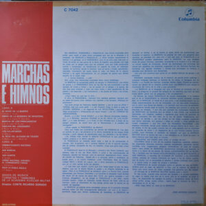 Banda De Música De La Academia Auxil, Marchas E Himnos - LP: imagen 2