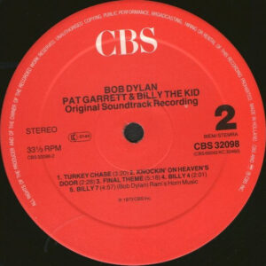 Bob Dylan, Pat Garrett & Billy The Kid - Original Soundtrack Recording - LP: imagen 4