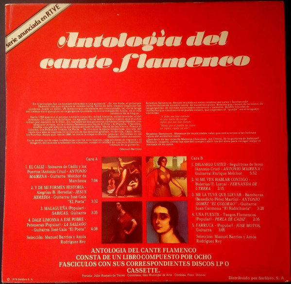 Various, Antología Del Cante Flamenco: Retablo 1 - LP