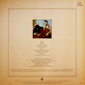Ry Cooder, Borderline - LP: imagen 2