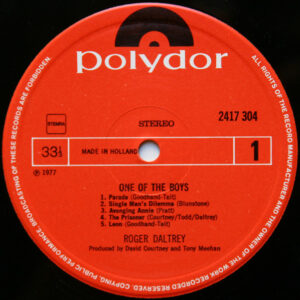Roger Daltrey, One Of The Boys - LP: imagen 5