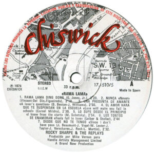 Rocky Sharpe And The Replays, Rama Lama - LP: imagen 3