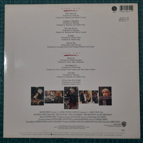 Madonna, Who's That Girl/Original Motion Picture Soundtrack - LP
