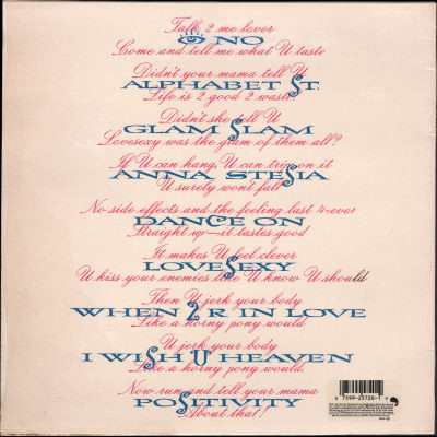 Prince, Lovesexy - LP Album Stereo