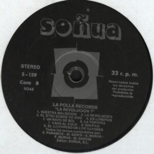 La Polla Records, Revolución!! - LP: imagen 4