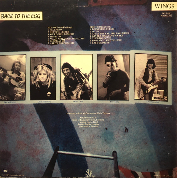 Wings, Back To The Egg - LP