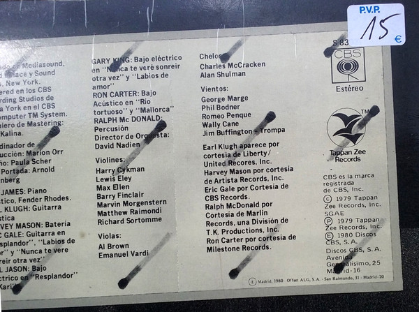 Bob James & Earl Klugh, One On One - LP
